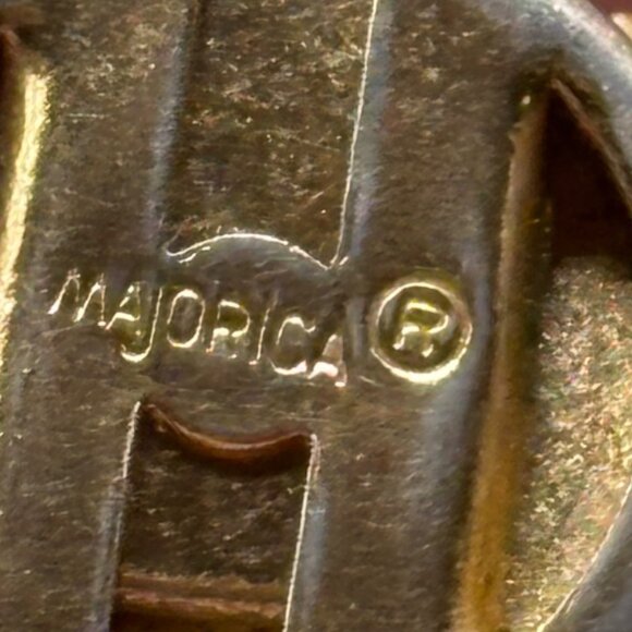 Vintage Majorica Pearl Necklace 22" Timeless Elegance From Spain 9mm Silk Knots - Picture 3 of 12